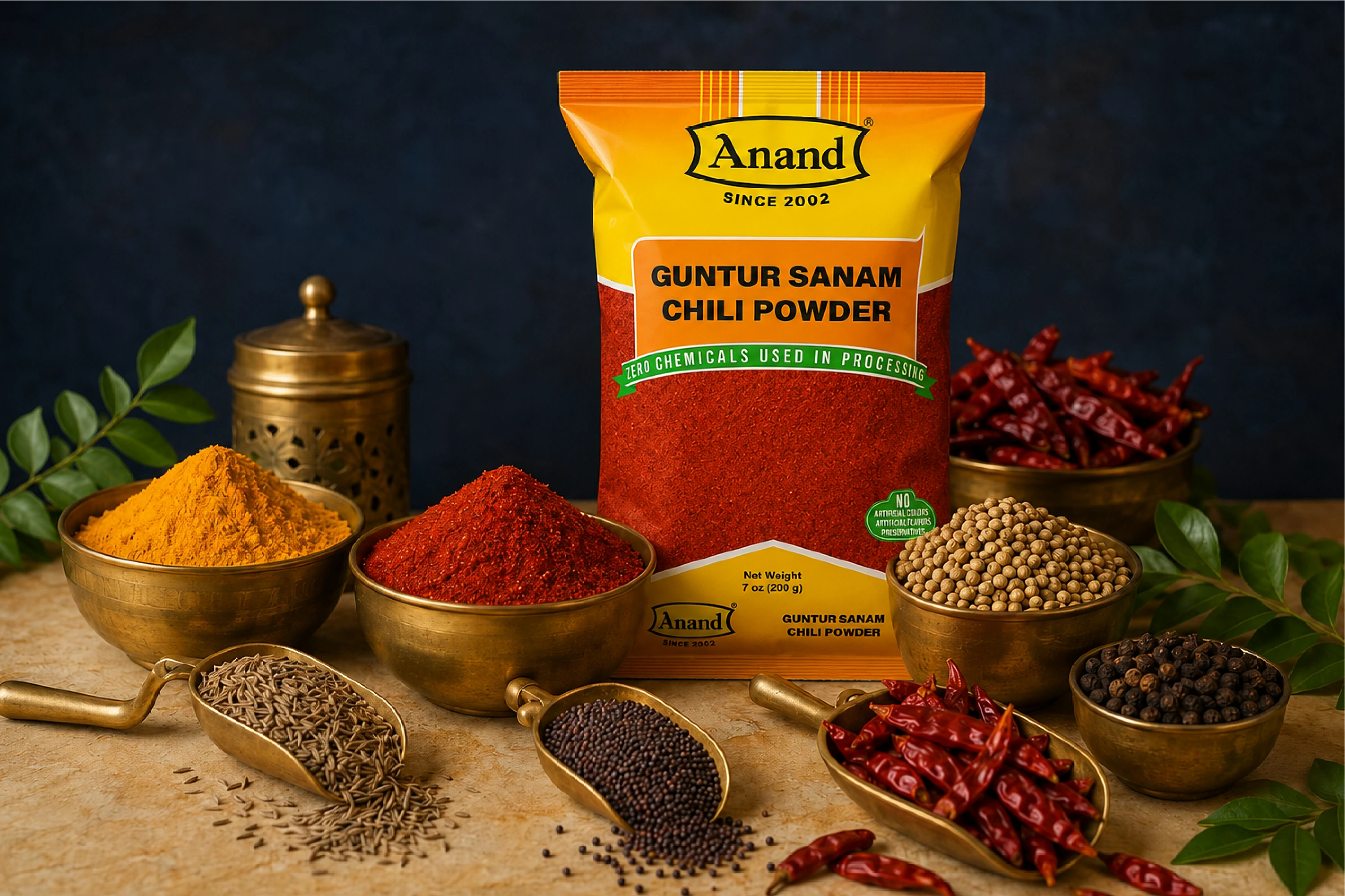 South Indian masala blends and aromatic spices